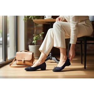 Paul Mayer Attitudes Textured Block Heel - Size 7 NIB (New)